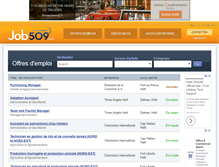 Tablet Screenshot of job509.com